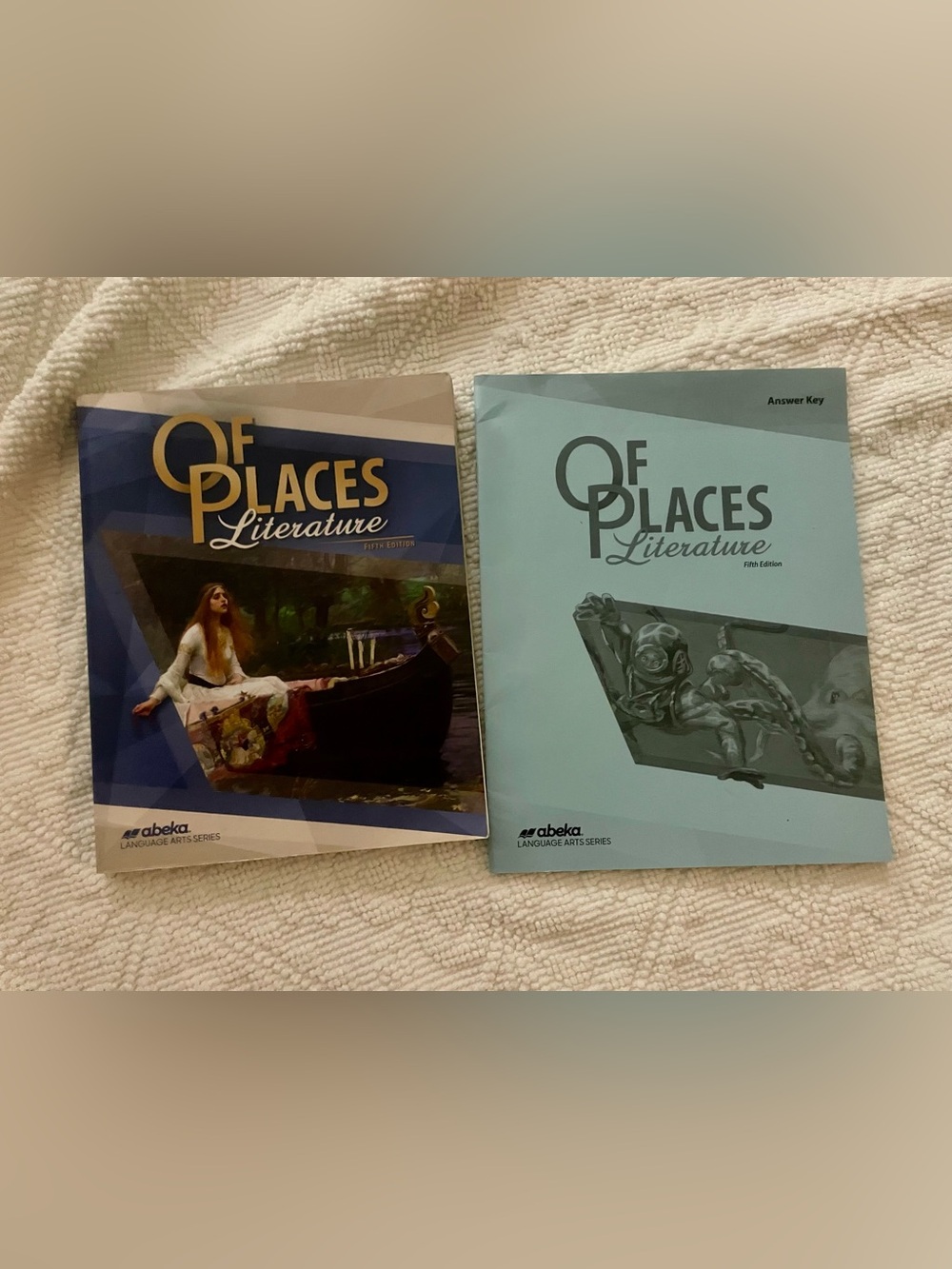 Abeka Of Places Literature Set student textbook & teacher key